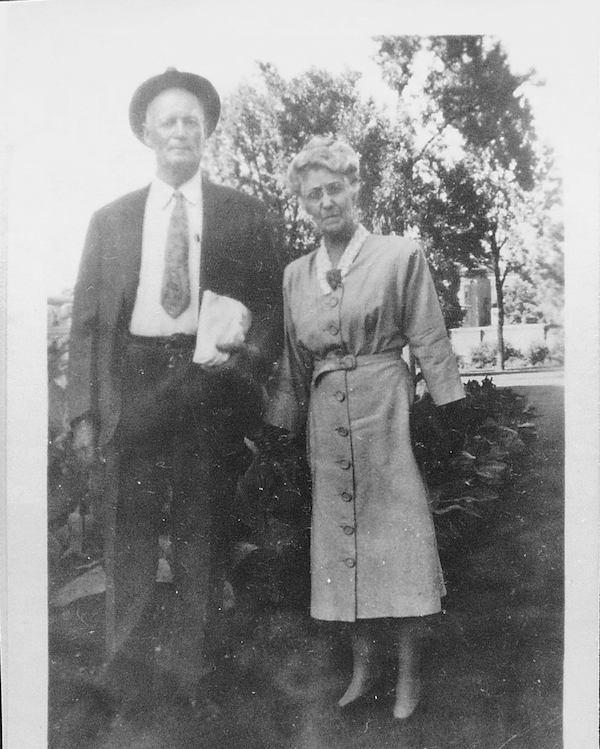 Brigham Lewis Tippets Jr and Sophie later in life